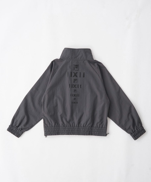 FILA（フィラ）の「シルエット調整可能ハーフジップジャケット（ジャージ・キッズ・ホワイト/ブラック/グレー・130/140/150/160/170）」の12枚目の写真