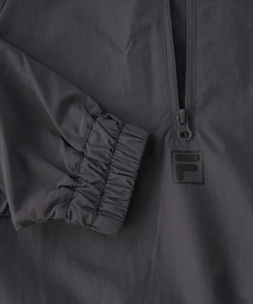 FILA（フィラ）の「シルエット調整可能ハーフジップジャケット（ジャージ・キッズ・ホワイト/ブラック/グレー・130/140/150/160/170）」の15枚目の写真