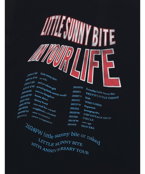【セール】/Little sunny bite/LSB tour tee（Tシャツ/カットソー）｜Little sunny bite（リトルサニーバイト）