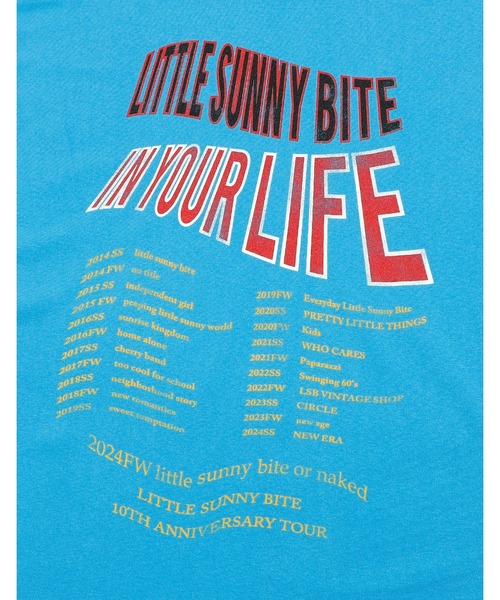【セール】/Little sunny bite/LSB tour tee（Tシャツ/カットソー）｜Little sunny bite（リトルサニーバイト）