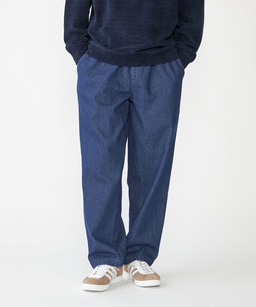 SHIPS（シップス）の「SHIPS: 10オンス デニム イージー パンツ（デニムパンツ・メンズ・ネイビー/ダークグレー/ブルー・MEDIUM/LARGE）」の2枚目の写真