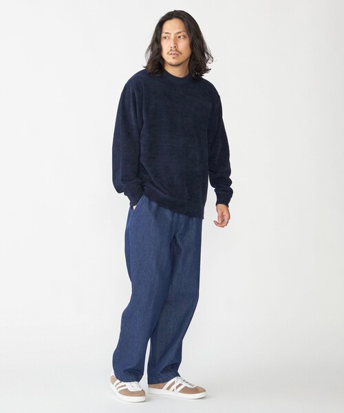 SHIPS（シップス）の「SHIPS: 10オンス デニム イージー パンツ（デニムパンツ・メンズ・ネイビー/ダークグレー/ブルー・MEDIUM/LARGE）」の16枚目の写真