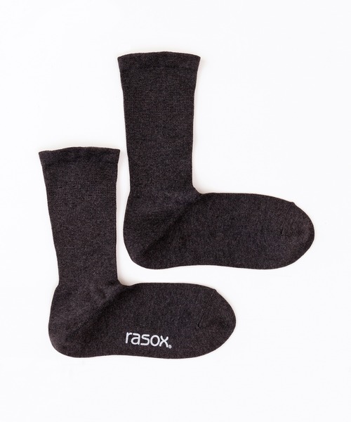 rasox(ラソックス)の「rasox(ラソックス)/ ベーシックシアー・クルー(ソックス/靴下・レディース・カーキ/ロイヤルブルー/ホワイト/コーラルピンク/チャコールグレー/ブラック/レッド/ライム・MEDIUM/SMALL/LARGE)」の4枚目の写真