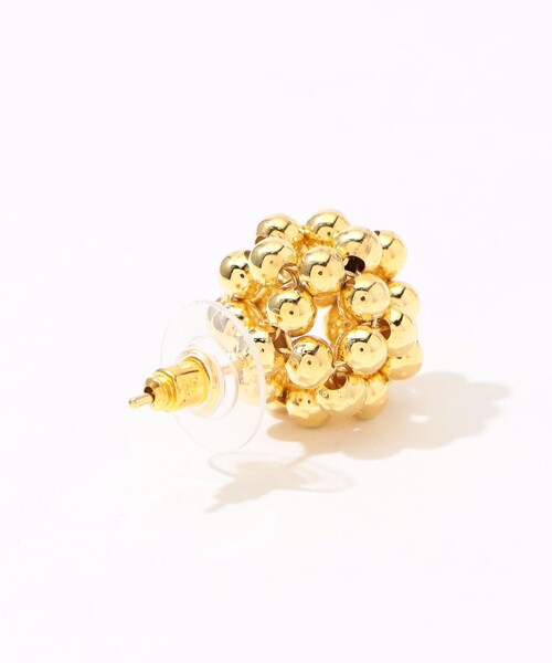 Kenneth Jay Lane(ネスジェイレーン)の「Kenneth Jay Lane Gold Ball ピアス(ピアス(両耳用)・レディース・ゴールド・FREE)」の4枚目の写真