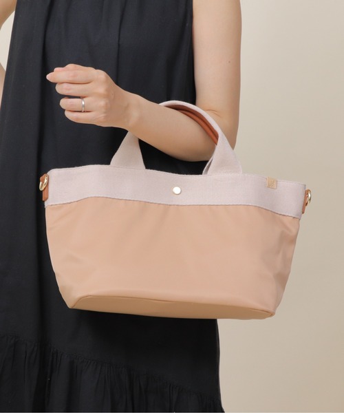 BASE（ベース）の「2way バイカラー ショルダートートバッグ（トートバッグ・レディース・グレー/ブラウン系その他/パープル/ブラック/ベージュ・FREE）」の17枚目の写真