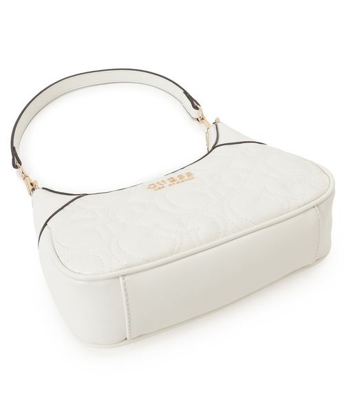 Guess(ゲス)の「BERKTON Mini Top Zip ショルダーバッグ レディース(ショルダーバッグ・レディース・ボルドー/オフホワイト・ONE SIZE)」の15枚目の写真