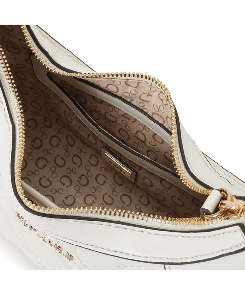 Guess(ゲス)の「BERKTON Mini Top Zip ショルダーバッグ レディース(ショルダーバッグ・レディース・ボルドー/オフホワイト・ONE SIZE)」の13枚目の写真