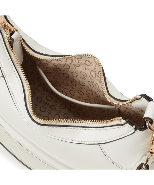 Guess(ゲス)の「BERKTON Mini Top Zip ショルダーバッグ レディース(ショルダーバッグ・レディース・ボルドー/オフホワイト・ONE SIZE)」の12枚目の写真