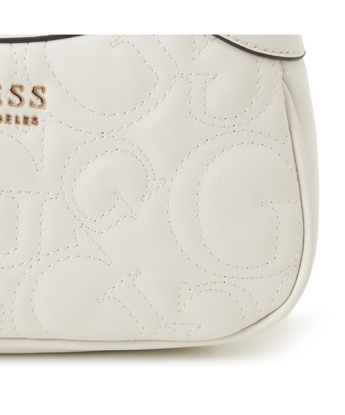 Guess(ゲス)の「BERKTON Mini Top Zip ショルダーバッグ レディース(ショルダーバッグ・レディース・ボルドー/オフホワイト・ONE SIZE)」の7枚目の写真