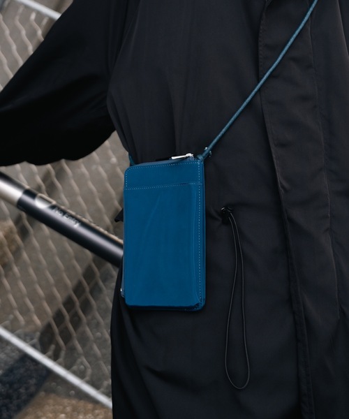 cii（シー）の「Mini shoulder bag/ミニショルダーバッグ（ショルダーバッグ・メンズ・ブラウン/ブラック/ブルー/グレー・FREE）」の12枚目の写真