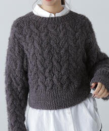FREE'S MART | ◆シャギーケーブルニット(ニット/セーター)