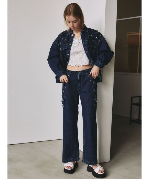 CALNAMUR（カルナムール）の「3D FLOWER SPORTS SANDALS/3Dフラワースポーツサンダル（サンダル・レディース・ブラック/ホワイト・SMALL/MEDIUM/LARGE）」の5枚目の写真