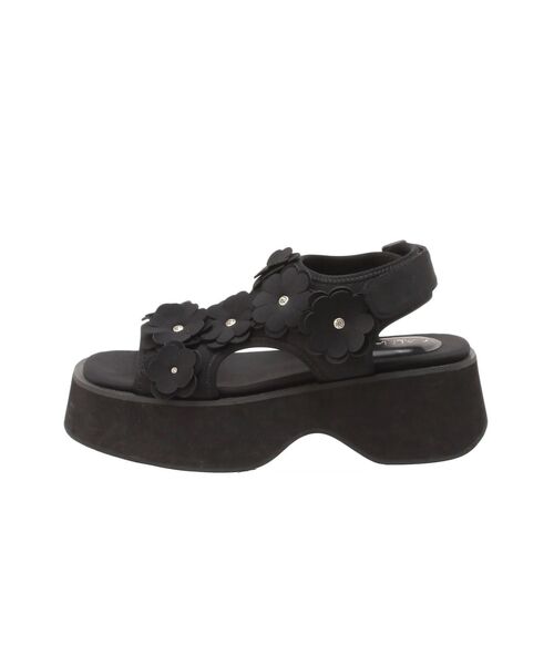 CALNAMUR（カルナムール）の「3D FLOWER SPORTS SANDALS/3Dフラワースポーツサンダル（サンダル・レディース・ブラック/ホワイト・SMALL/MEDIUM/LARGE）」の21枚目の写真
