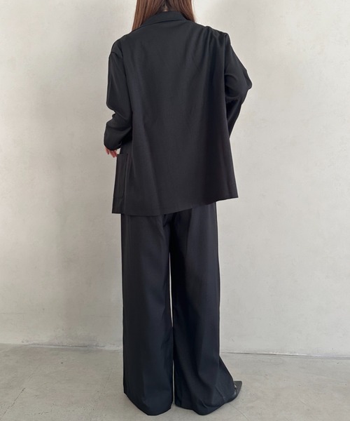 セール】ルーズシルエットジャケットセットアップ オケージョン  