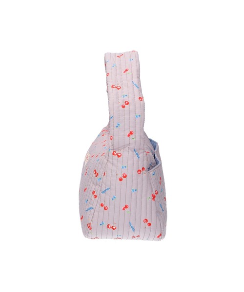 MILKFED.(ミルクフェド)の「CHERRY PATTERN HAND BAG(ハンドバッグ・レディース・グレー/オフホワイト・ONE SIZE)」の7枚目の写真