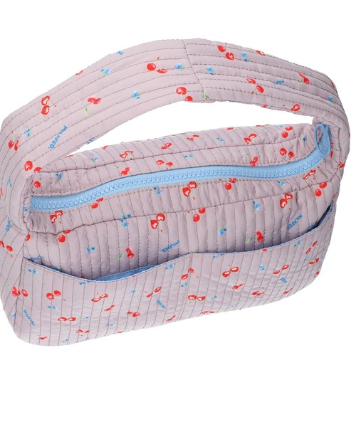 MILKFED.(ミルクフェド)の「CHERRY PATTERN HAND BAG(ハンドバッグ・レディース・グレー/オフホワイト・ONE SIZE)」の11枚目の写真