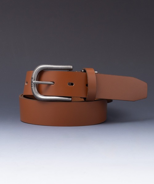 EDWIN(エドウィン)の「【EDWIN】本革ロングベルト 全長120cm/35mm幅(ベルト・メンズ・ブラック/ブラウン/キャメル・フリー)」の3枚目の写真