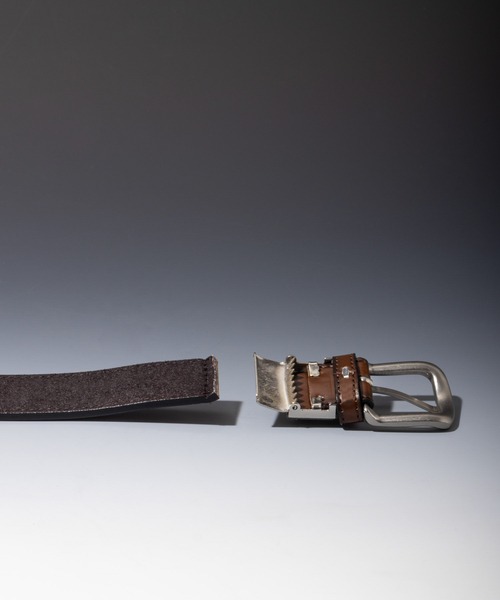 EDWIN(エドウィン)の「【EDWIN】本革ロングベルト 全長120cm/35mm幅(ベルト・メンズ・ブラック/ブラウン/キャメル・フリー)」の10枚目の写真