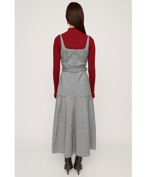 SLY(スライ)の「PLEATS BELTED L/OP プリーツ ベルティド ロングワンピース(ワンピース・レディース・ブラック/マルチ・FREE)」の10枚目の写真