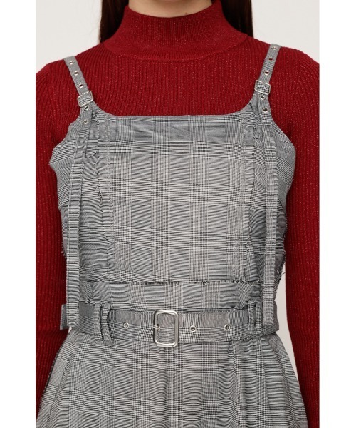 SLY(スライ)の「PLEATS BELTED L/OP プリーツ ベルティド ロングワンピース(ワンピース・レディース・ブラック/マルチ・FREE)」の11枚目の写真