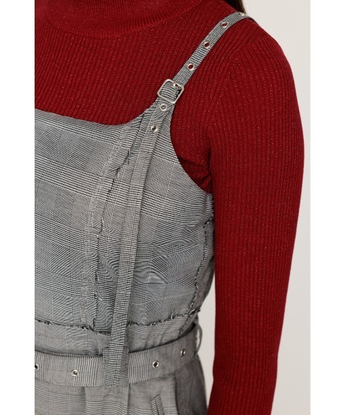 SLY(スライ)の「PLEATS BELTED L/OP プリーツ ベルティド ロングワンピース(ワンピース・レディース・ブラック/マルチ・FREE)」の12枚目の写真