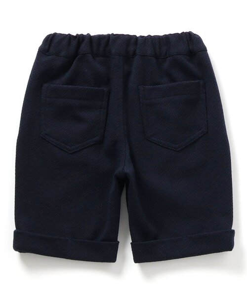 apres les cours（アプレレクール）の「【セットアップ可/ジュニア対応】フォーマルハーフパンツ（スーツパンツ・キッズ・ネイビー・100/120/130/90/110）」の8枚目の写真