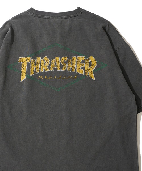THRASHER(スラッシャー)の「【THRASHER / スラッシャー】ピグメント加工 ダイヤモンドロゴTシャツ(Tシャツ/カットソー・メンズ・ブラック系2/ブラック系3/ブラック系1/ブラック系4・LARGE/MEDIUM/X-LARGE)」の3枚目の写真