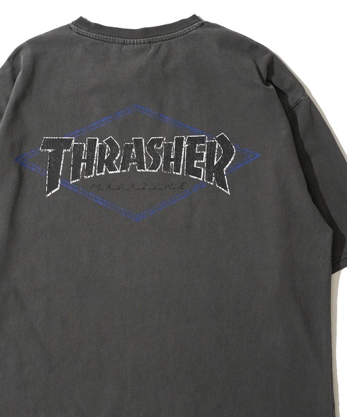 THRASHER(スラッシャー)の「【THRASHER / スラッシャー】ピグメント加工 ダイヤモンドロゴTシャツ(Tシャツ/カットソー・メンズ・ブラック系2/ブラック系3/ブラック系1/ブラック系4・LARGE/MEDIUM/X-LARGE)」の4枚目の写真