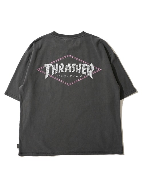 THRASHER(スラッシャー)の「【THRASHER / スラッシャー】ピグメント加工 ダイヤモンドロゴTシャツ(Tシャツ/カットソー・メンズ・ブラック系2/ブラック系3/ブラック系1/ブラック系4・LARGE/MEDIUM/X-LARGE)」の6枚目の写真
