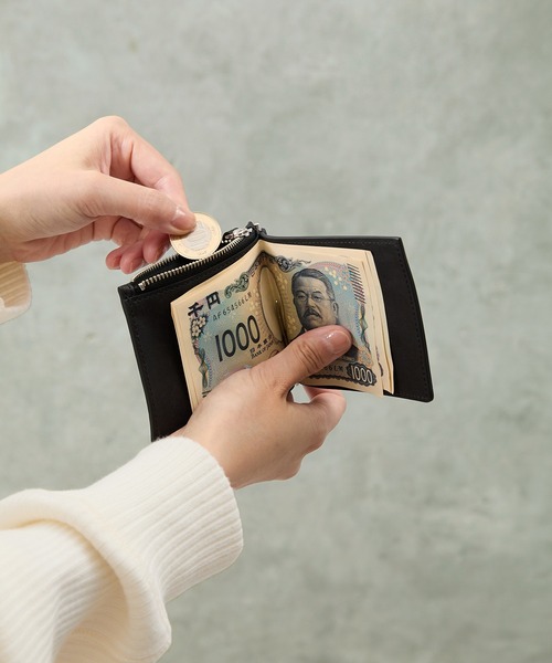 PADRONE パドローネ / Coin case 01 (with bill clip) モストロ