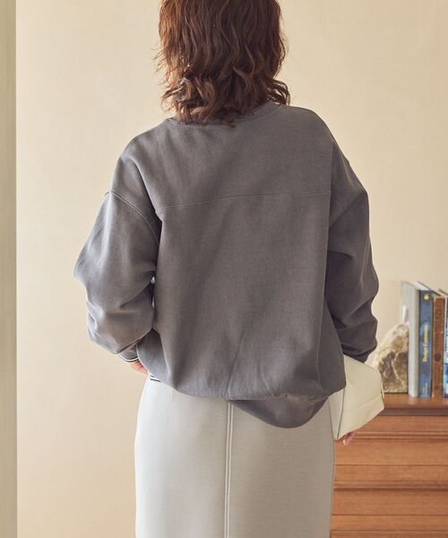 AMERICAN HOLIC（アメリカンホリック）の「ST.PAULロゴスウェット（スウェット・レディース・チャコールグレー/サックスブルー/ピンク/ホワイト系その他・M/L）」の10枚目の写真