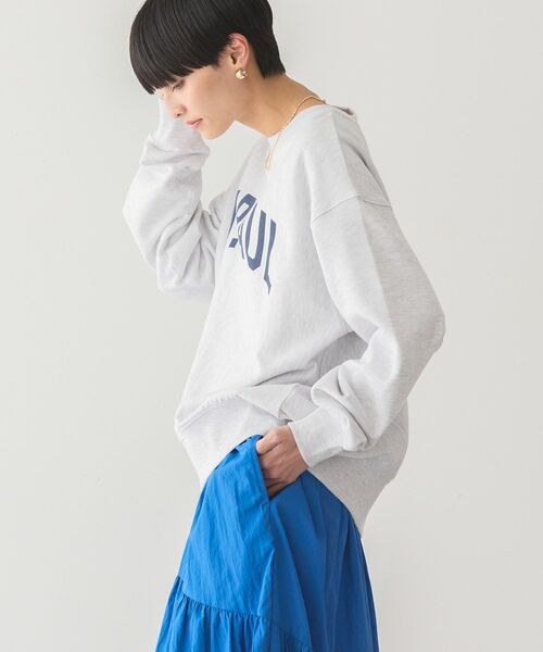 AMERICAN HOLIC（アメリカンホリック）の「ST.PAULロゴスウェット（スウェット・レディース・チャコールグレー/サックスブルー/ピンク/ホワイト系その他・M/L）」の22枚目の写真