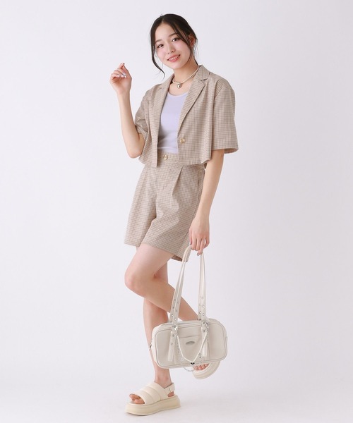 repipi armario（レピピ アルマリオ）の「シャツジャケットセットアップ（セットアップ・キッズ・ブラック/その他/ベージュ・SMALL/LARGE/MEDIUM）」の5枚目の写真