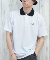 【NEW ERA】メンズ プリント ポロシャツ　S ゴルフ ner35g8655.jpg