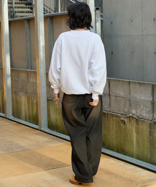 ヘビーウェイトオーバーサイズドローコードスウェット MONO-MART│MONO