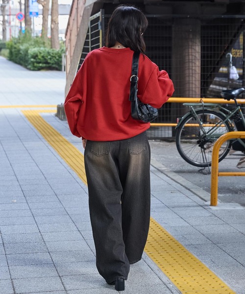 【最終価格】otii×PRE リバーシブルオーバーサイズスウェット 一部店舗＋WEB限定追加》タックオーバーサイズスウェット