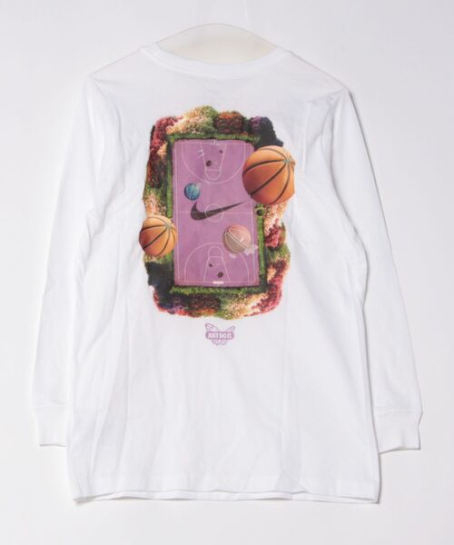NIKE（ナイキ）の「《NIKEアパレル》AS W NK LS TEE OC BB SP25（Tシャツ/カットソー・レディース・ホワイト・L/M/S/XL）」の2枚目の写真