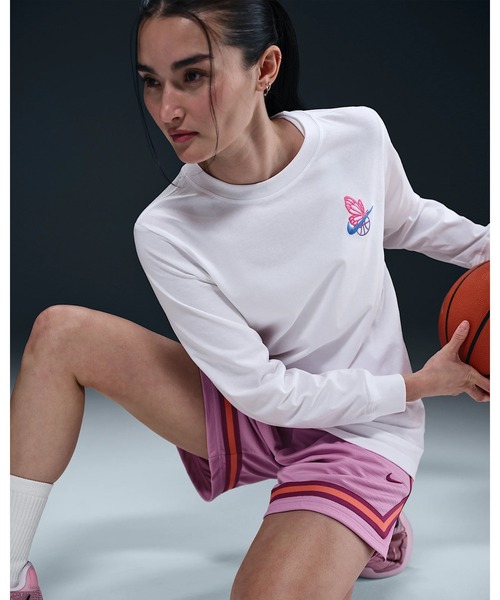 NIKE（ナイキ）の「《NIKEアパレル》AS W NK LS TEE OC BB SP25（Tシャツ/カットソー・レディース・ホワイト・L/M/S/XL）」の7枚目の写真