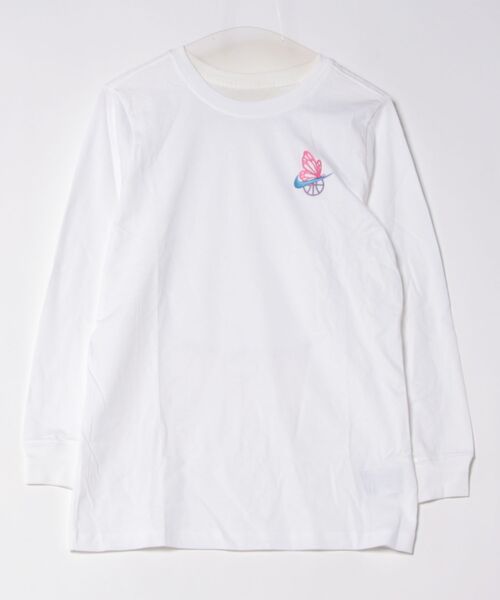 NIKE（ナイキ）の「《NIKEアパレル》AS W NK LS TEE OC BB SP25（Tシャツ/カットソー・レディース・ホワイト・L/M/S/XL）」の5枚目の写真