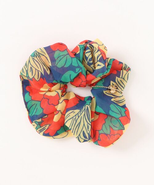 カヤ（カヤ）の「【カヤ】花づくしシュシュ（シュシュ・レディース・ブルー系その他/レッド/ライトグリーン・FREE）」の3枚目の写真