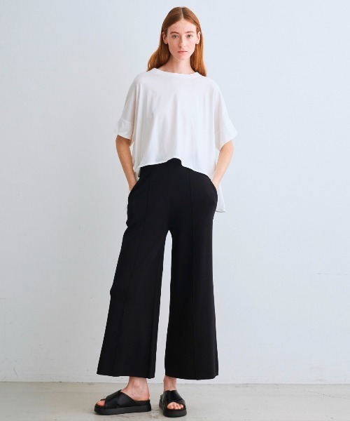 three dots(スリードッツ)の「リュクスレーヨン センターマークパンツ(その他パンツ・レディース・ブラック/ベージュ系その他/ネイビー・MEDIUM/SMALL)」の10枚目の写真
