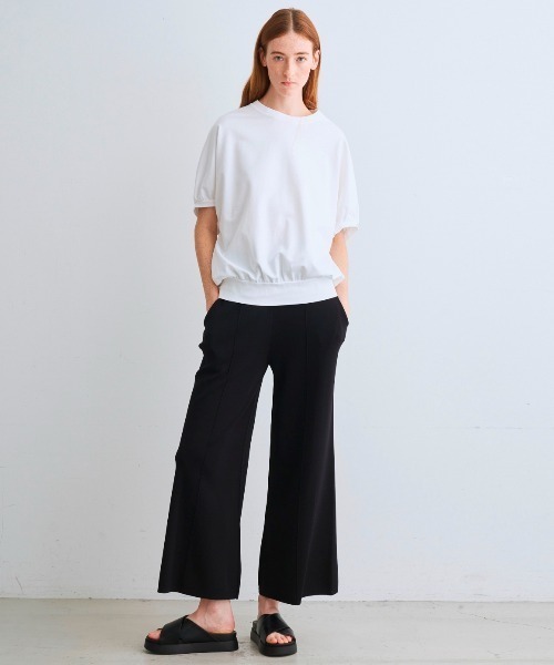 three dots(スリードッツ)の「リュクスレーヨン センターマークパンツ(その他パンツ・レディース・ブラック/ベージュ系その他/ネイビー・MEDIUM/SMALL)」の12枚目の写真