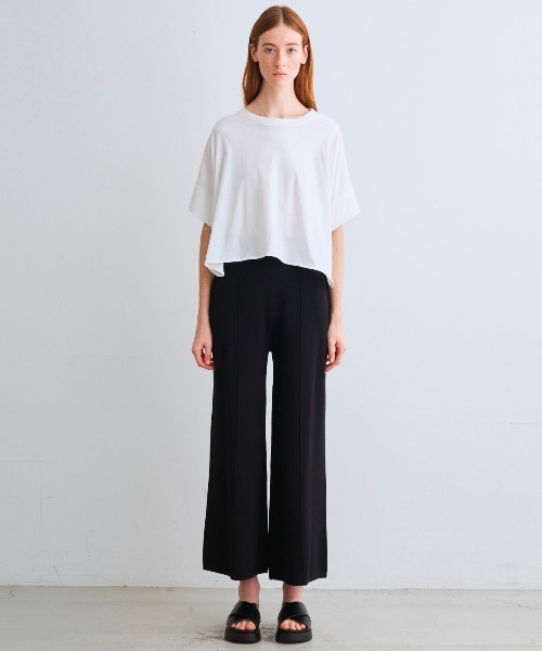 three dots(スリードッツ)の「リュクスレーヨン センターマークパンツ(その他パンツ・レディース・ブラック/ベージュ系その他/ネイビー・MEDIUM/SMALL)」の14枚目の写真