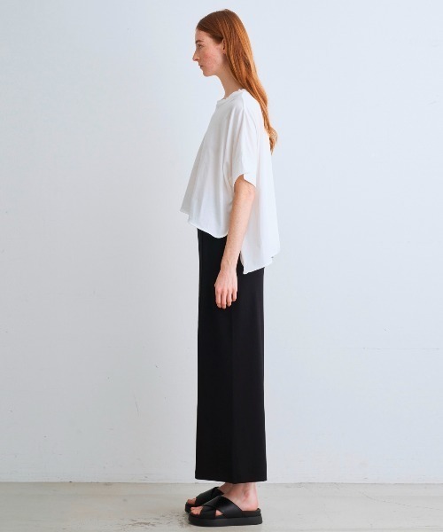 three dots(スリードッツ)の「リュクスレーヨン センターマークパンツ(その他パンツ・レディース・ブラック/ベージュ系その他/ネイビー・MEDIUM/SMALL)」の15枚目の写真