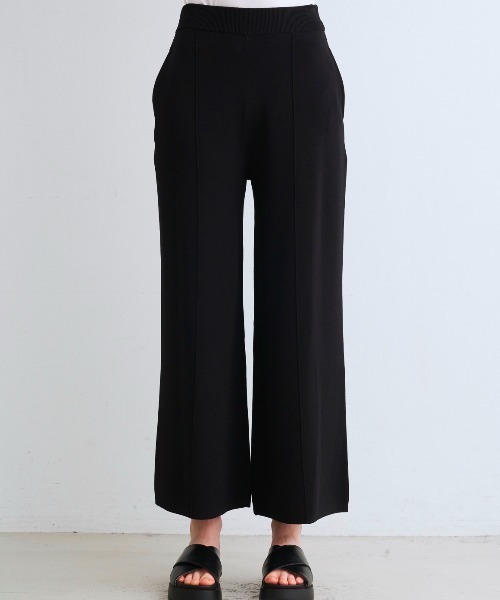 three dots(スリードッツ)の「リュクスレーヨン センターマークパンツ(その他パンツ・レディース・ブラック/ベージュ系その他/ネイビー・MEDIUM/SMALL)」の17枚目の写真