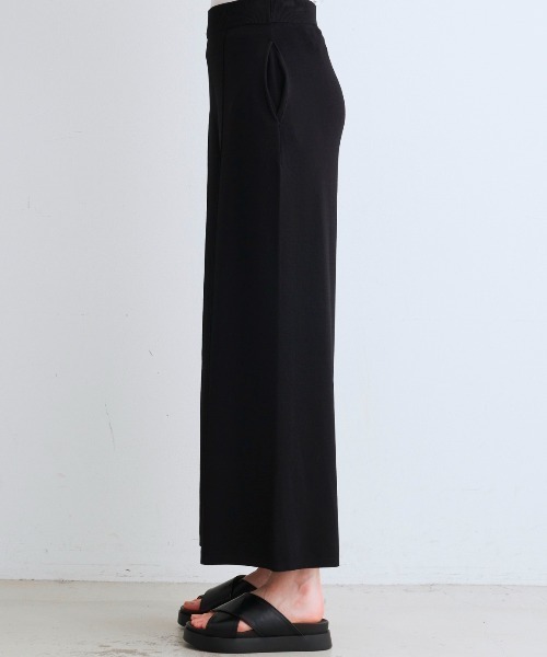 three dots(スリードッツ)の「リュクスレーヨン センターマークパンツ(その他パンツ・レディース・ブラック/ベージュ系その他/ネイビー・MEDIUM/SMALL)」の18枚目の写真