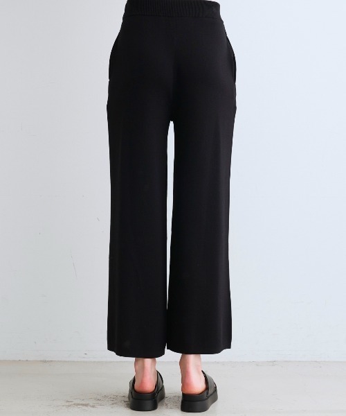 three dots(スリードッツ)の「リュクスレーヨン センターマークパンツ(その他パンツ・レディース・ブラック/ベージュ系その他/ネイビー・MEDIUM/SMALL)」の19枚目の写真