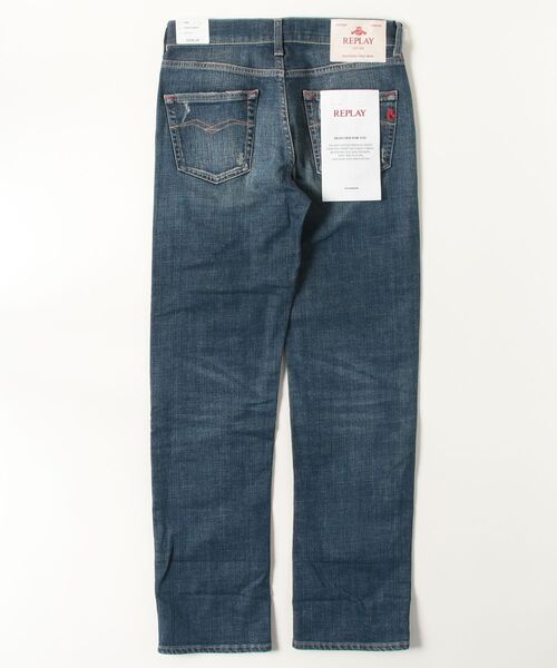 REPLAY(リプレイ)の「ストレートフィットAKEMEインディゴストレッチデニム(デニムパンツ・レディース・ダークブルー・W24xL30/W28xL30/W27xL30/W26xL30/W25xL30/W23xL30)」の2枚目の写真
