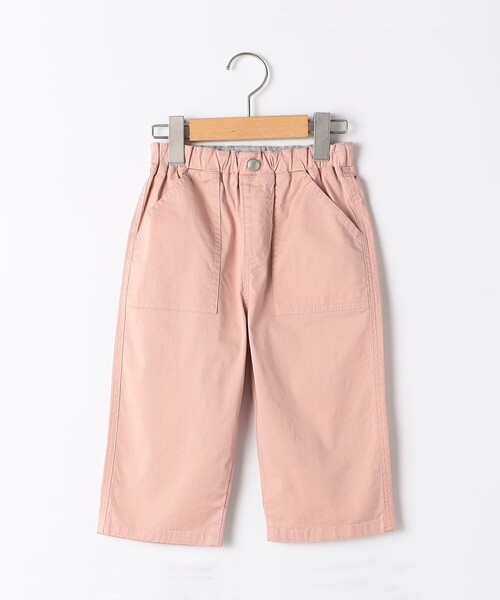 SHIPS（シップス）の「SHIPS KIDS:80～90cm / カラー 6分丈 ショーツ（その他パンツ・キッズ・ピンク/ライトグリーン/ネイビー/アイボリー・80/90）」の2枚目の写真