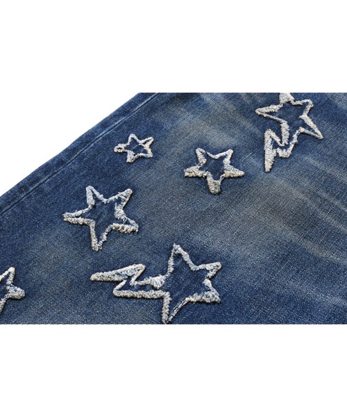 STA PATCH WORK LOOSE FIT DENIM PANTS（デニムパンツ）｜A